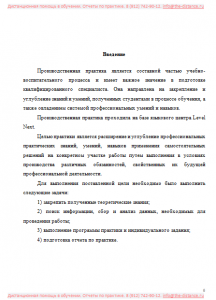 Пример отчета по практике ММА