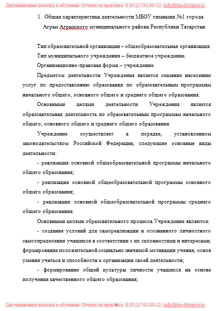 Пример отчета по практике КФУ